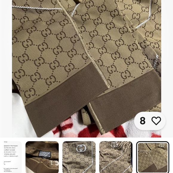 Authentic Gucci Leggings Monogram GG Print Stretch Women’s  Pants Size L $920 - Picture 14 of 14